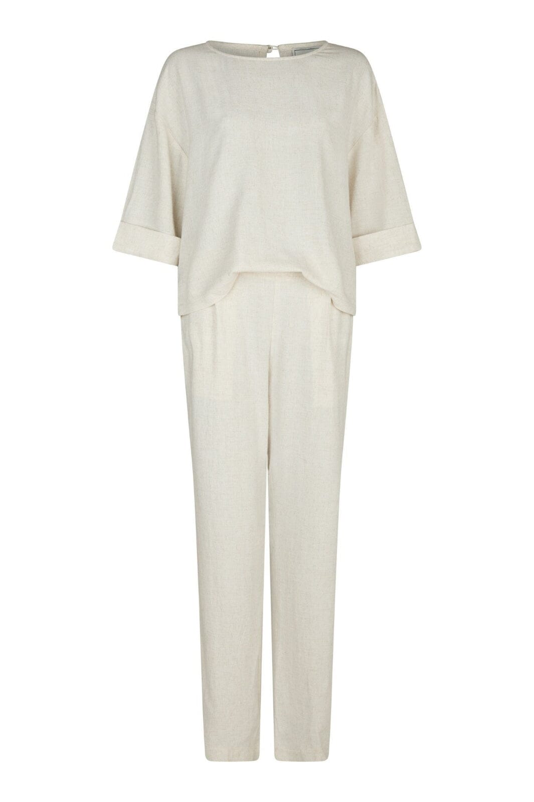 Neo Noir - Tatjanna Linen Jumpsuit 165935 - 815 - Natural