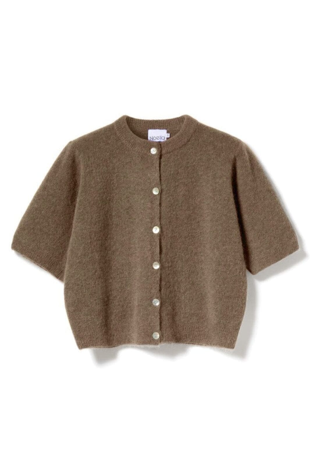 Noella - Kae Ss Knit Cardigan 12940086 - 1290 - Timber Brown