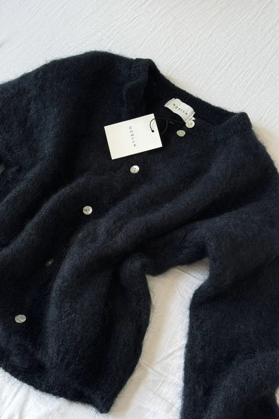 Noella - N-Kae Mohair Cardigan 15250003 - 007 - Navy